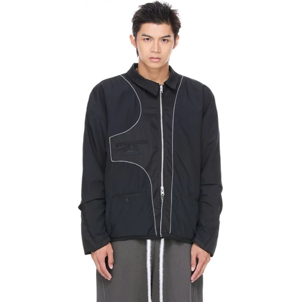 Áo khoác thể thao nam thiết kế 2 mặt - BEUTER Working Jacket Black