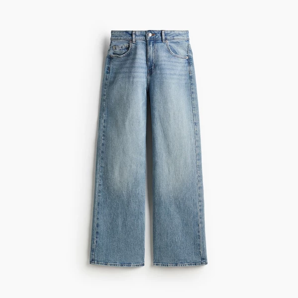 Quần Jeans Nữ Form Rộng Ống Suông Lưng Cao Tôn Dáng - WIDE HIGH WAIST - THE J JEANS