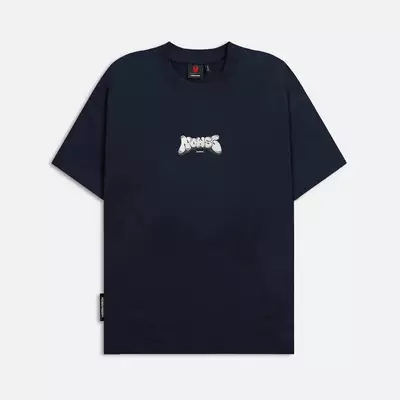 Áo thun NEEDS OF WISDOM Puff Bubble Tee - Navy - Local Brand Chính Hãng