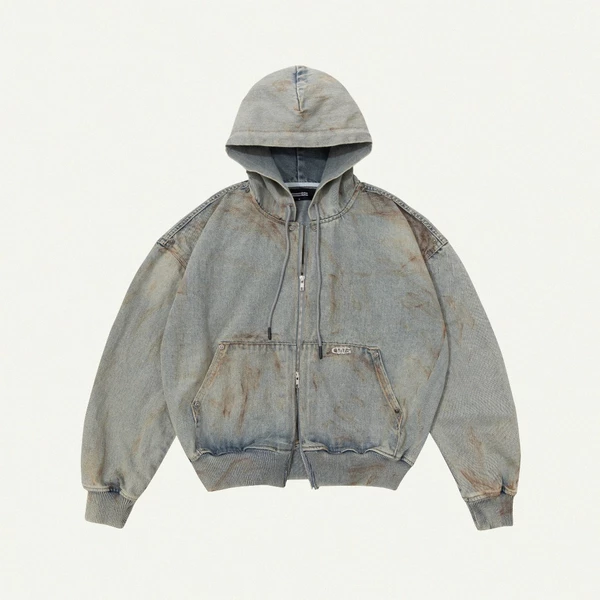 TRASH FULLZIP HOODIE V.2 / ÁO KHOÁC DENIM / GAMBLE WORLDWIDE