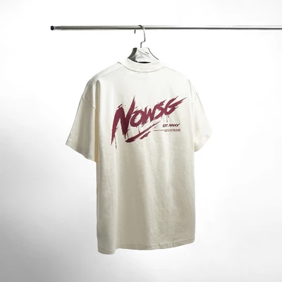 Áo thun NOWSAIGON Signature Tee - Kem - Local Brand Chính Hãng