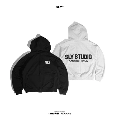 Hoodie Zip SLY Theory Pepper / Black