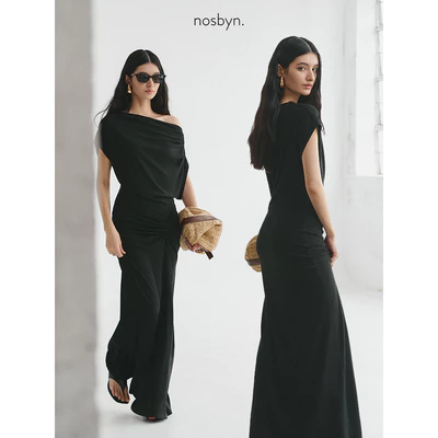 Nosbyn - Đầm Nữ Maxi Dài Trễ Vai - N506-D003