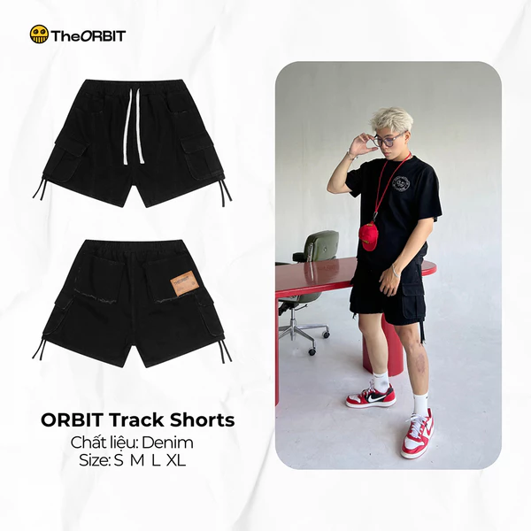 Quần Short Nam Nữ The ORBIT - Track Shorts - Local Brand Chính Hãng
