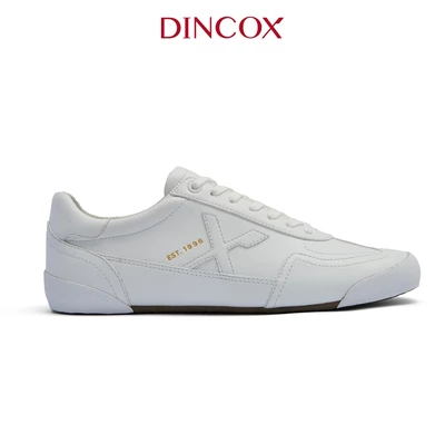 Giày Sneaker Da Nam Nữ Dincox DC47 WHITE Shoes Đế Bằng, Bền Và Nhẹ Hơn- Da Dincox Thời Thượng