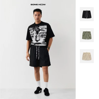 Quần Short Nam Relaxed Summer Colors Dual, Chất Vải Dù Gió Thoải Mái,QS0117, SOME HOW STORE