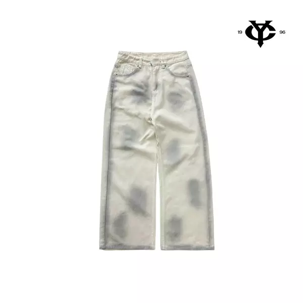 WHOSE x YC1996 - Quần Jeans Ống Rộng Loang Màu Cá Tính Local Brand Unisex