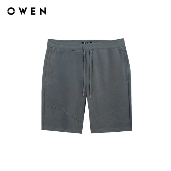 Owen - Quần short Sport Life SN251284 màu Xám đậm chất liệu CVC Spandex
