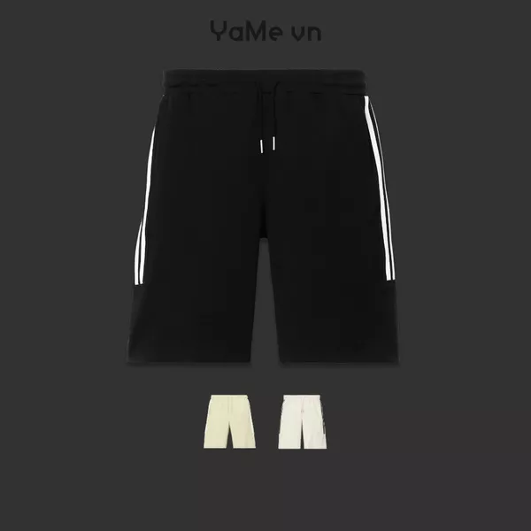 Quần đùi lưng thun dáng ống đặc biệt, phom rộng F4 - The No Style 127 23862 |YaMe|