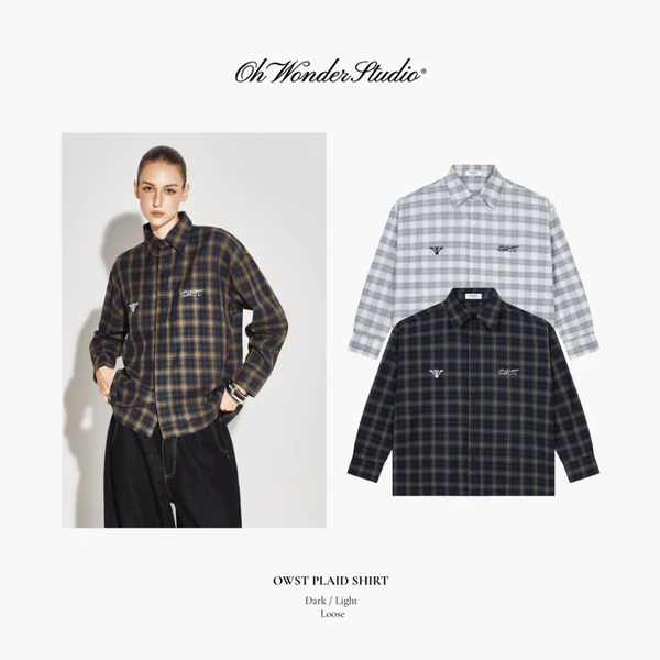 Áo sơ mi tay dài  Plaid Shirt - Owst Subzero Collection