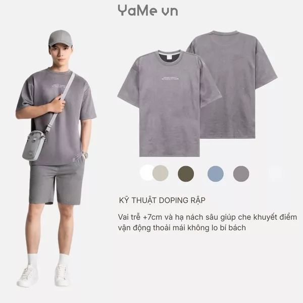 Áo thun Cloud Touch mềm mịn, phom rộng F4 - The Weekend 002 23378 |YaMe|