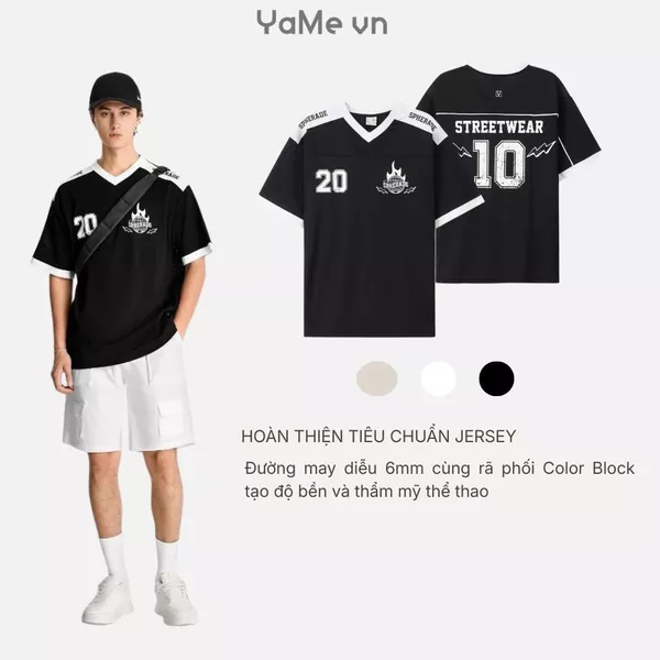 Áo thun in chữ, phom rộng F4 - The No Style 138 23903 |YaMe|