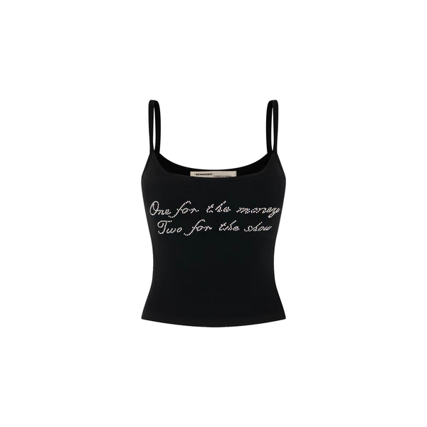 ÁO 2 DÂY "MONEY BANDEAU BLACK" - REMINDER - CHÍNH HÃNG