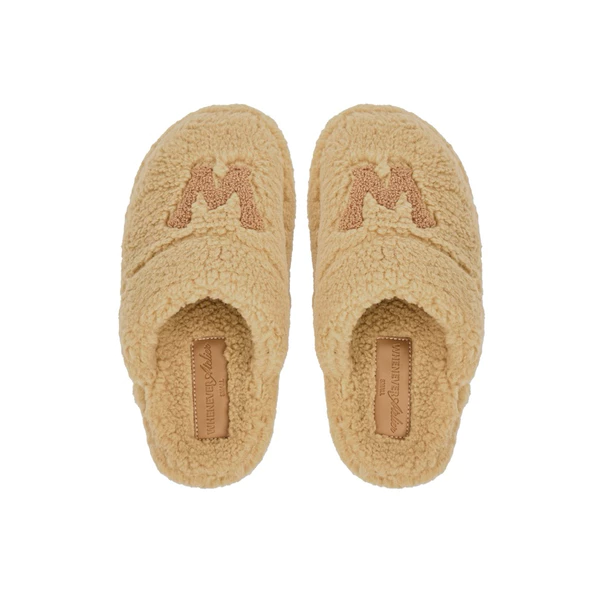 “WHENEVER” DÉP CHẤT LIỆU LÔNG CỪU - WA SLIPPERS / SAND