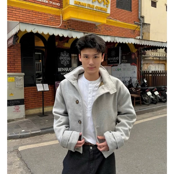 Áo khoác dạ nam xương cá Sukiya Jacket by Scott Sor