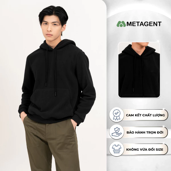 Áo Hoodie Trơn nam Metagent MS 59E4084