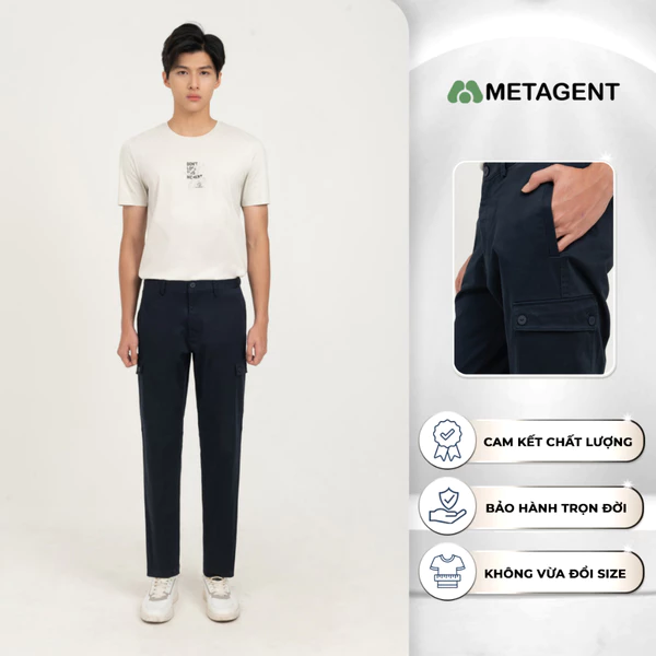 Quần Khaki nam Metagent MS 22E3906