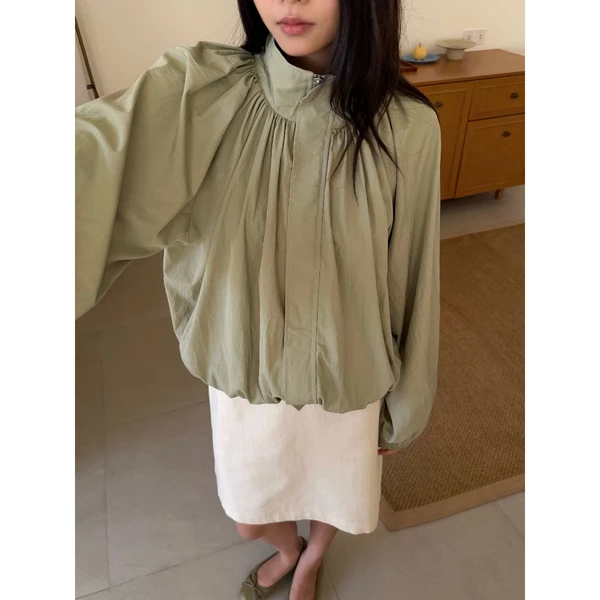 Áo khoác dù cổ cao form rộng  𝐒𝐎𝐌𝐒 | 𝐋𝐚𝐠𝐨𝐨𝐧 𝐉𝐚𝐜𝐤𝐞𝐭