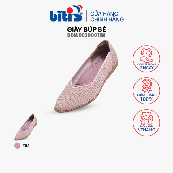 Giày búp bê Nữ Biti's BBW003000TIM (Tím)