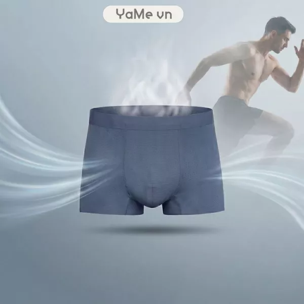 Quần Lót Nam Lụa Băng IceVibes™ Mát Lạnh Lưới Khí Tàng Hình #Y2010 076 24363 |YaMe|