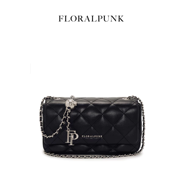 Túi Xách Floralpunk Ivy Chain Bag Small - Black - Chất liệu da PU cao cấp - Đeo chéo / xách tay / đeo vai