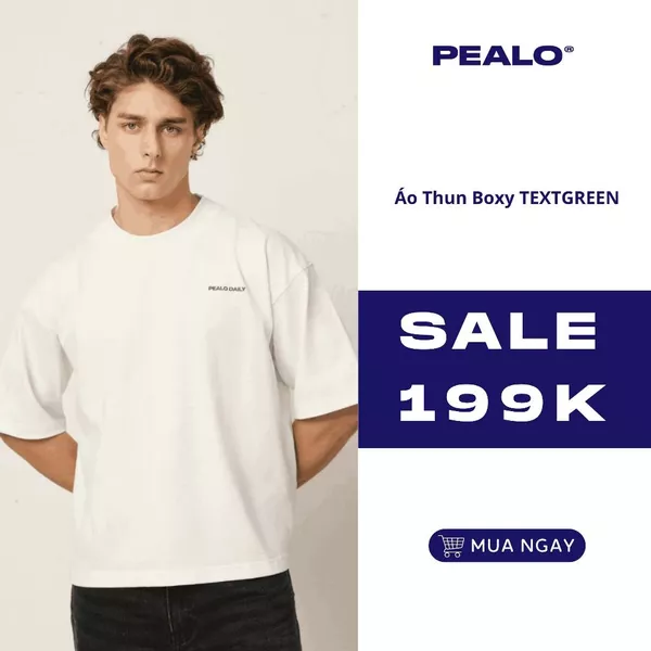 ÁO THUN NAM PEALO CHẤT LIỆU COTTON THOÁNG MÁT