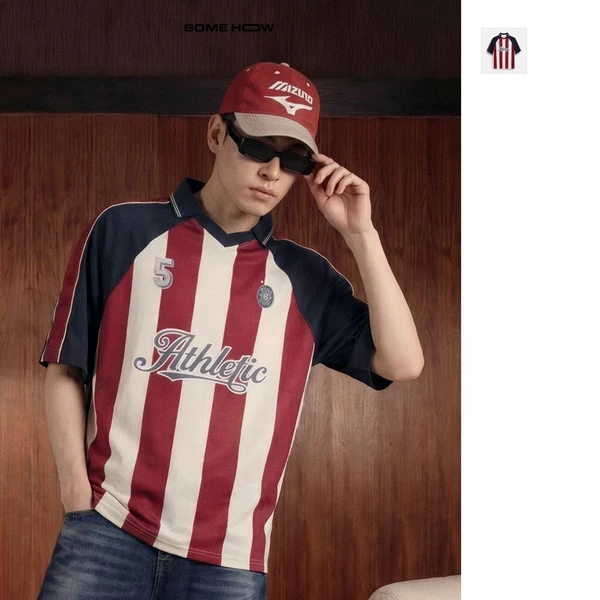 Áo Polo Oversize Red Athletic CVC Cá Sấu Thoải Mái Êm Ái Thoáng Khí, PL0221 SOME HOW STORE