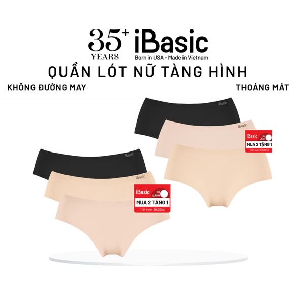 Set quần lót su nữ không đường may không lộ viền iBasic V188 - V189