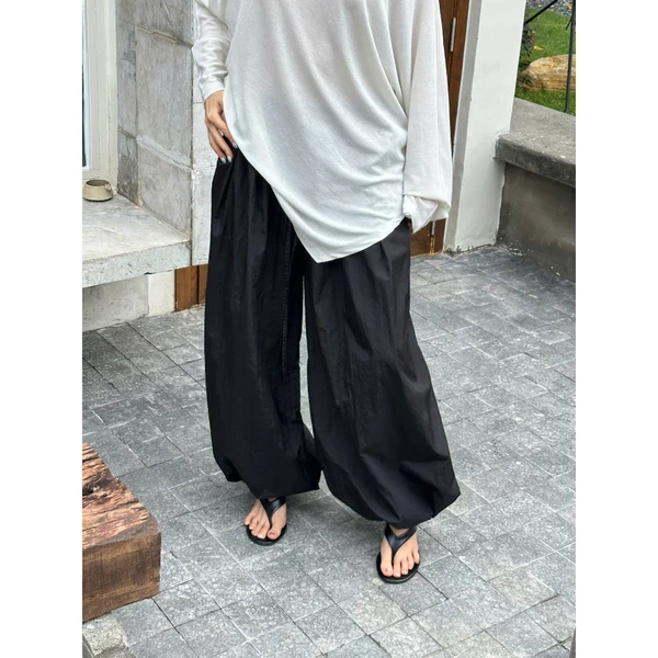 Nosbyn - Quần Dài Kiểu Bí Chất Liệu Dù - Pumpkin Pants