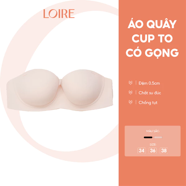 Áo Quây Chống Tụt Loirechic BRQ171 Có Gọng Đệm 0.5cm