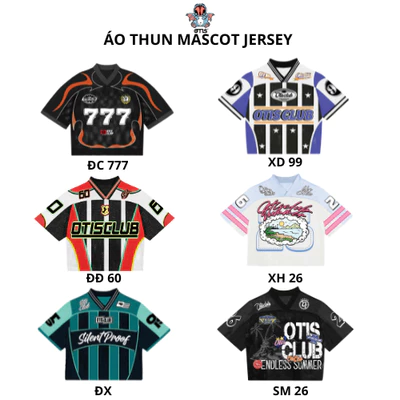 Áo thun mascot jersey local brand Otis Club - vải thun mè lưới mặc mát