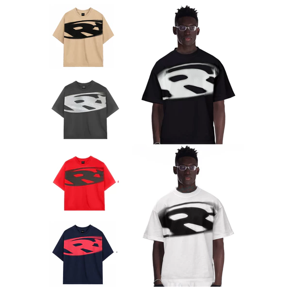 Áo RVB TILTED STAR Boxy T-Shirt WHITE/BLACK/RED/GRAY/NAVY