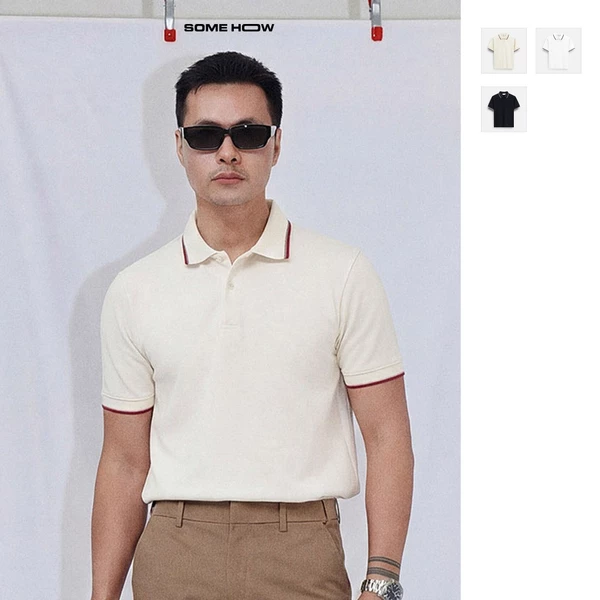 Áo Polo Regular Premium Versatile, Chất Vải Cá Sấu Thoải Mái, PL0202, SOME HOW STORE