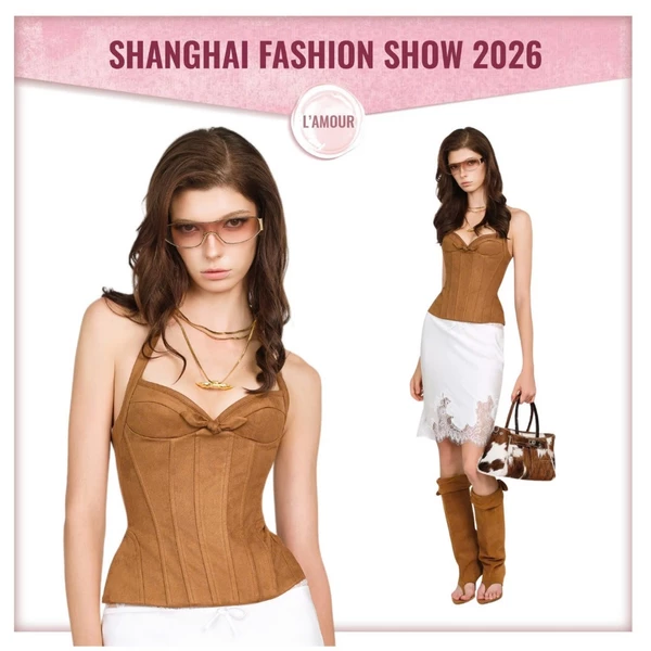 LSOUL - Áo Kiểu Corset Cúp Ngực Ôm Định Hình Đính Nơ Ngực Quyến Rũ Cá Tính Therric Top A26062912