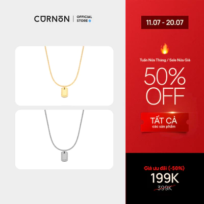 Vòng cổ nam Curnon Gary "URBANE" Collection - Trang Sức Phong Cách, Tinh Tế - Chất Liệu Thép Không Gỉ