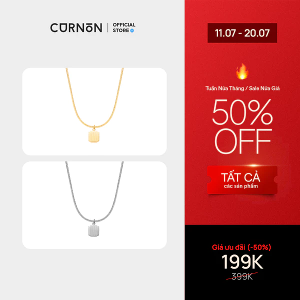 Vòng cổ nam Curnon Lawson "LUCID" Collection  - Trang Sức Phong Cách, Tinh Tế - Chất Liệu Thép Không Gỉ