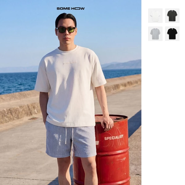 Áo Thun Nam Over Capri Hand 360GSM Vải Cotton 2 chiều Thoải Mái Đứng Form, AT0002 SOME HOW STORE
