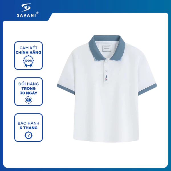 Áo Polo Ngắn Tay Gia Đình Trẻ Em SAVANI, Chất Vải Mềm Mát, Thấm Hút Mồ Hôi Tốt KPFA003S6