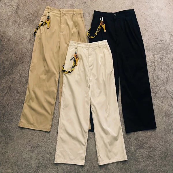 Quần Baggy dài YELLOW FLICKER Basic unisex (có kèm dây )