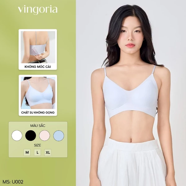 Áo lót su VINGO/VINGORIA không gọng đệm mỏng nâng đỡ định hình U002