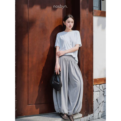Nosbyn - Quần Thun Ống Balloon - Jersey Balloon Pants