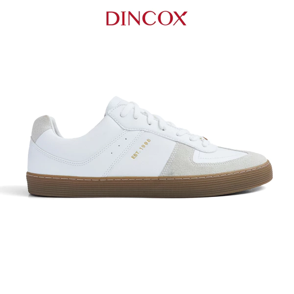 Giày Sneaker Da - GAT Shoes Nam Nữ DC36 White Gum Dincox Shoes