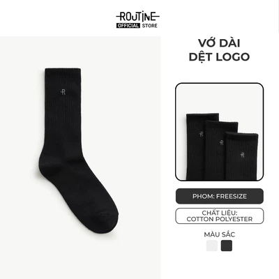 Vớ Dài Dệt Logo Form Freesize - Routine 10S25SOC025