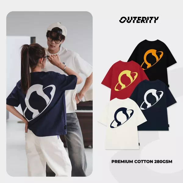 Áo Thun Outerity Cosmic Form Oversize Unisex LocalBrand Premium Cotton 280gsm / Dreamer Collection