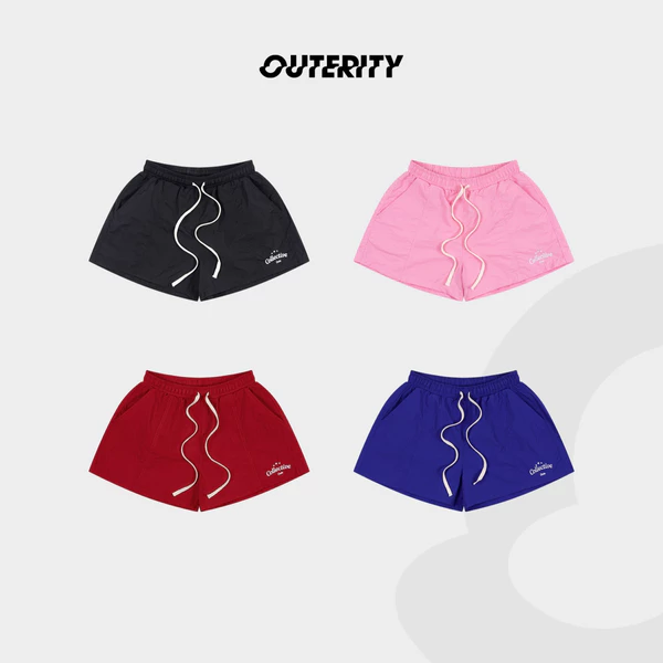 Quần Short Outerity Collective Chất Dù Unisex Nam Nữ Basic - Localbrand 2026