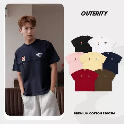 Áo Thun Outerity Rocker 26 Form Boxy Cotton 100% Nam Nữ Unisex / DREAM HORSE COLLECTION 2026