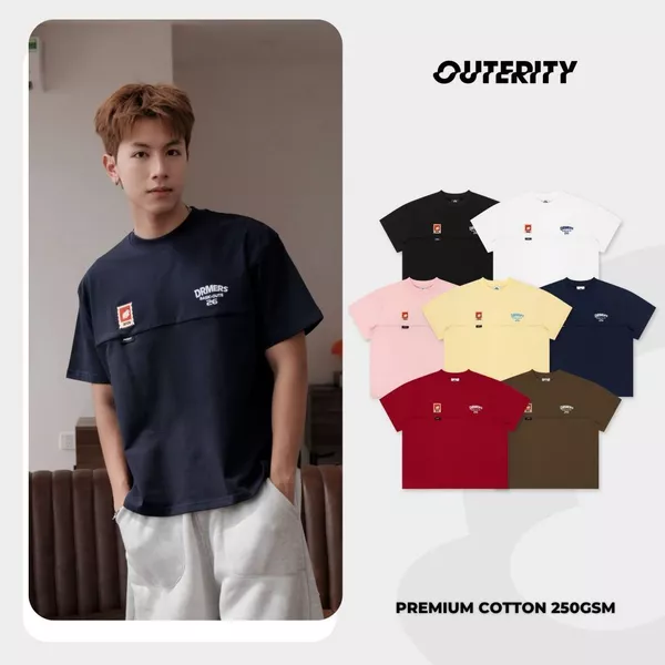 Áo Thun Outerity Rocker 26 Form Boxy Cotton 100% Nam Nữ Unisex / DREAM HORSE COLLECTION 2026