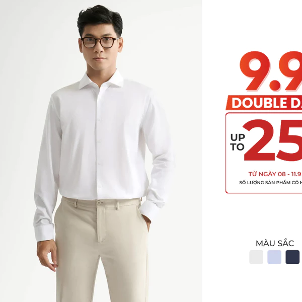 Áo Sơ Mi Nam Dài Tay Trơn Form Fitted - Routine 10F24SHL051R1