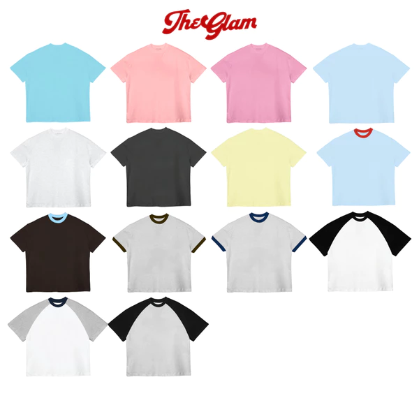 CHÍNH HÃNG - Áo Thun Trơn UNISEX Form Boxy - Nam Nữ Cotton Cao Cấp - TheGlam