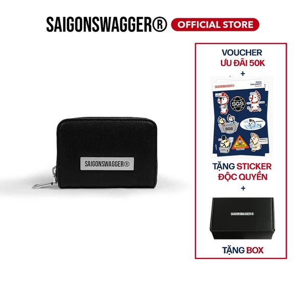 Ví Da Khoá Kéo SAIGONSWAGGER® SGS LUNE ZIP AROUND WALLET